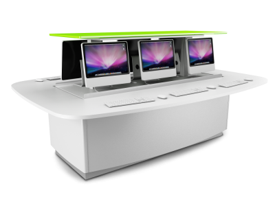 ICT-suite-desking Versatile ICT Suite Island Desk