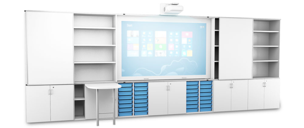 ICT Furniture - Teacher Wall Customised Classroom Storage