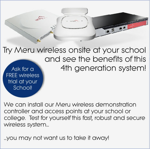 Meru Wireless Networks for Education 